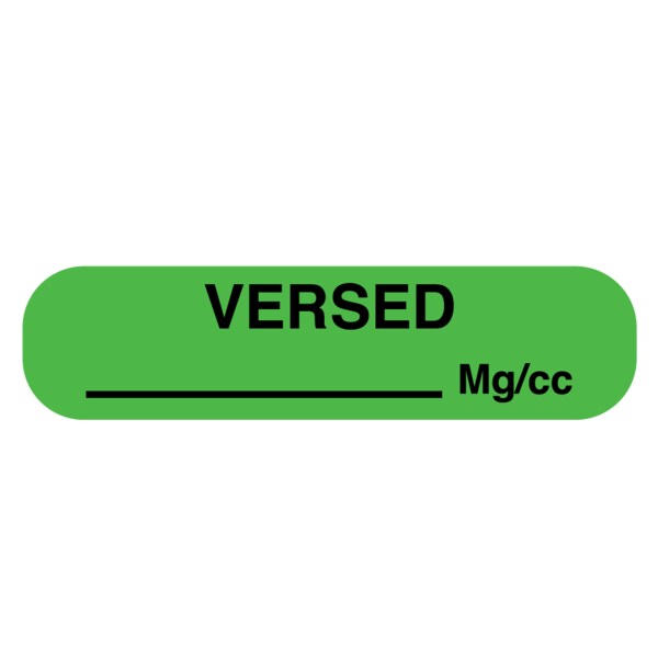 Versed 5/16" x 1-1/4" Flr Green w/Black